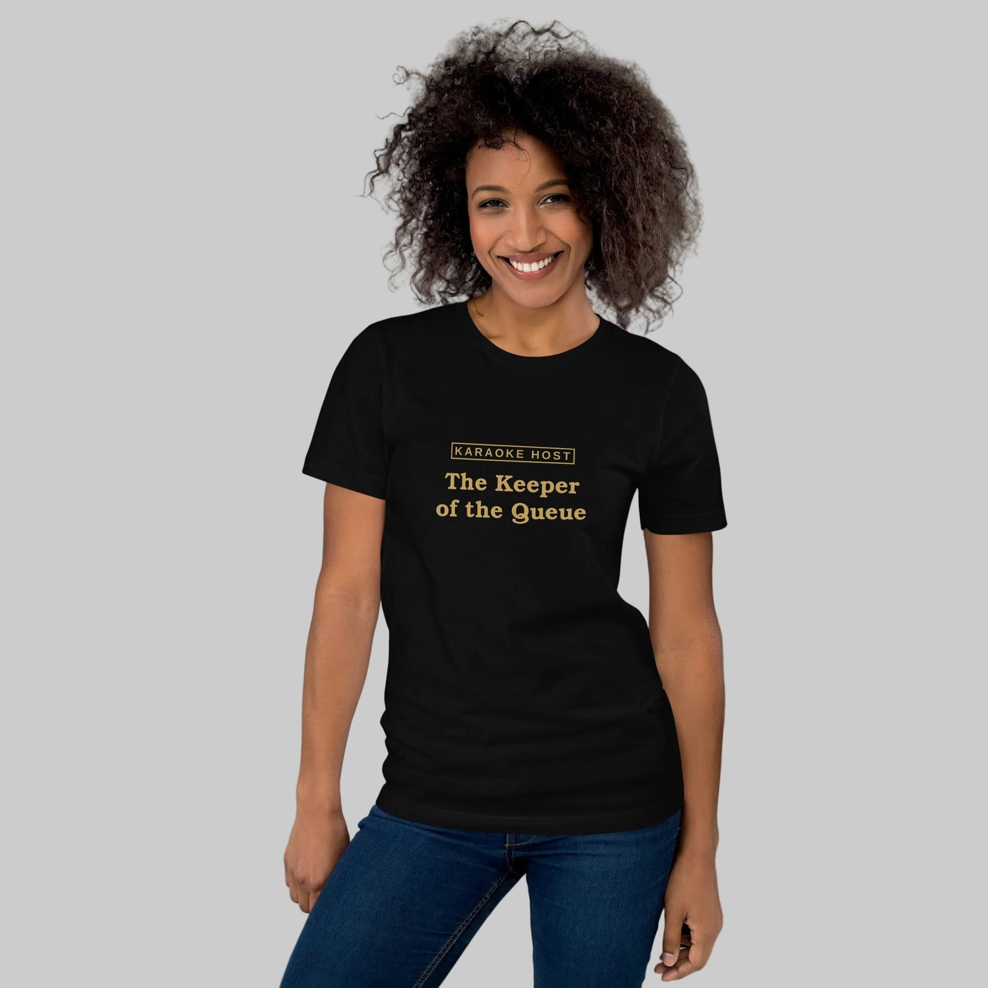 The Keeper of the Queue — Karaoke Host Tee