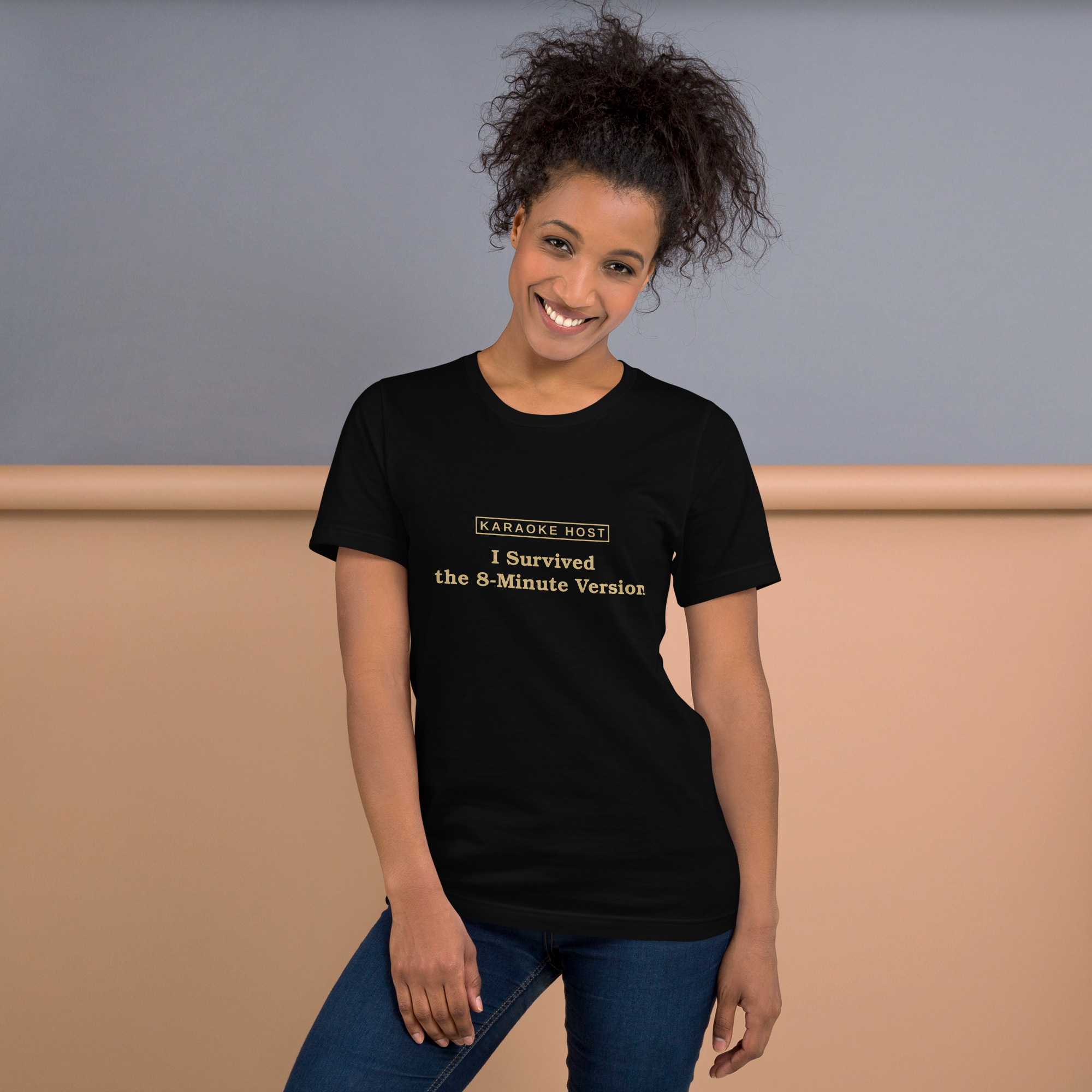 I Survived the 8-Minute Version — Karaoke Host Tee