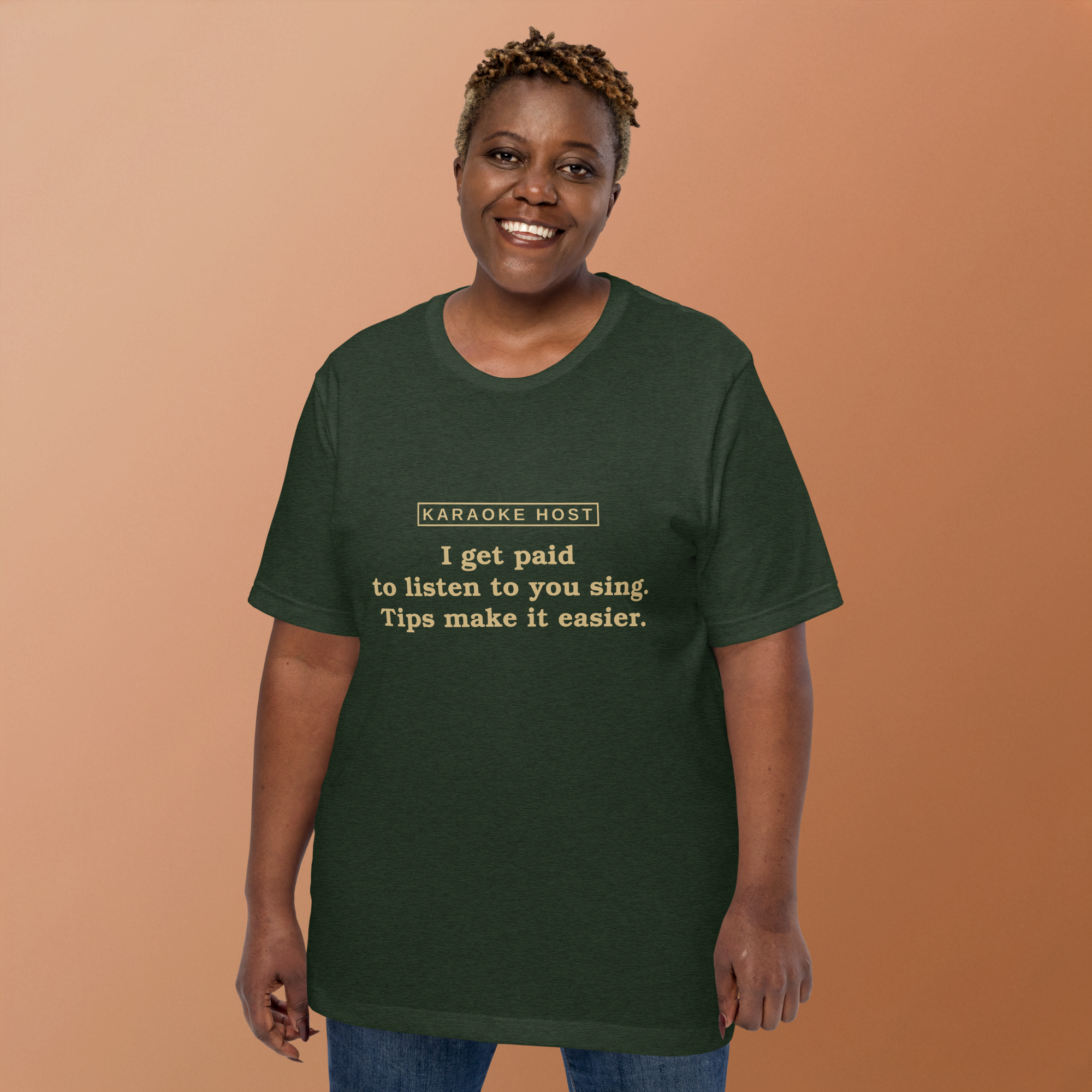 Tips Make It Easier — Karaoke Host Tee