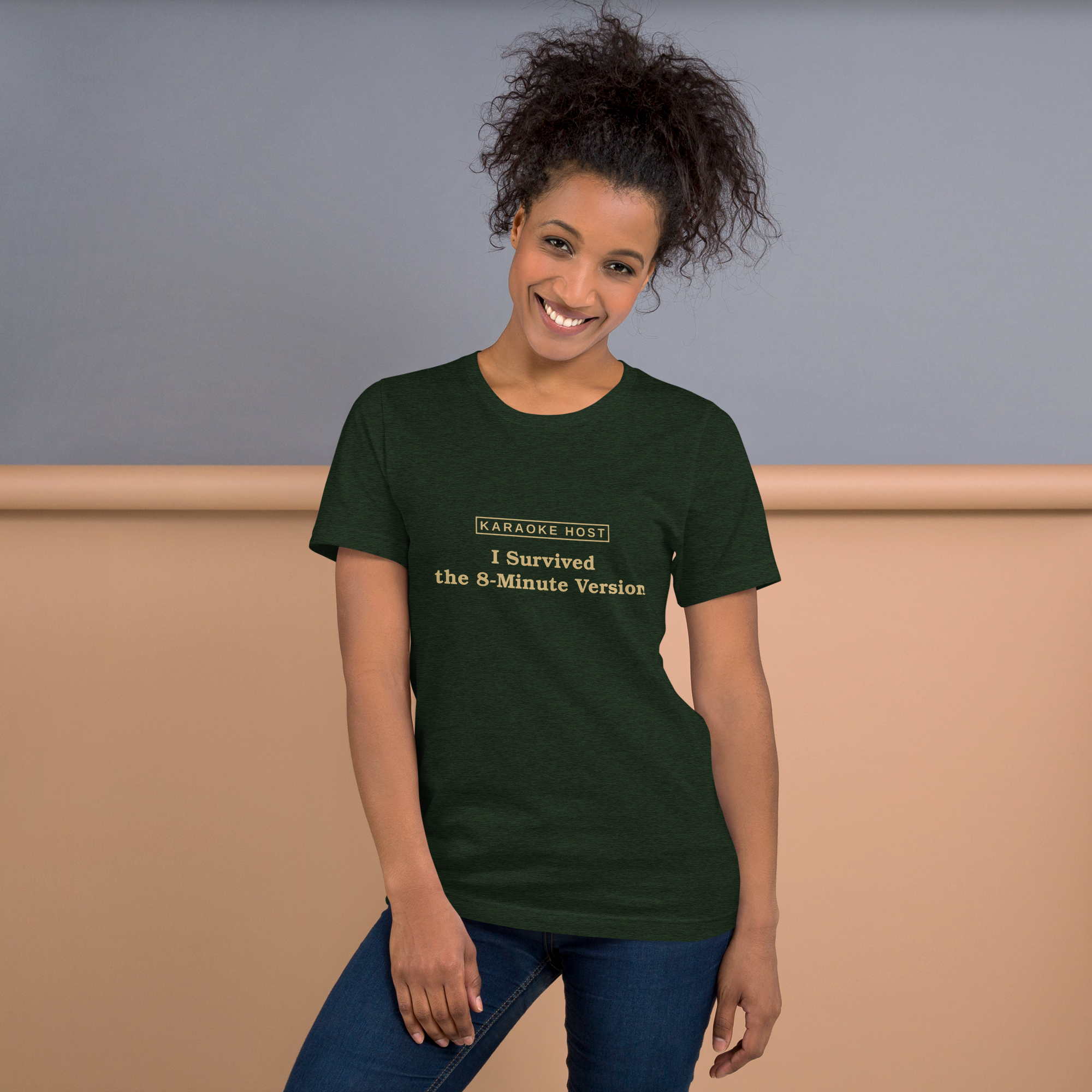 I Survived the 8-Minute Version — Karaoke Host Tee