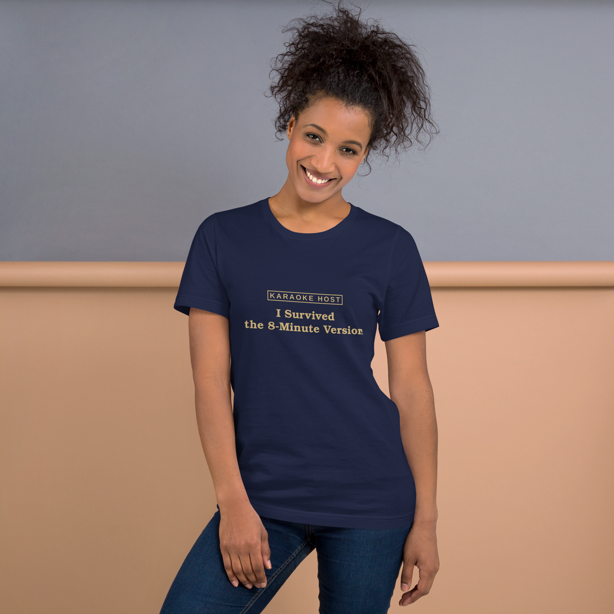 I Survived the 8-Minute Version — Karaoke Host Tee