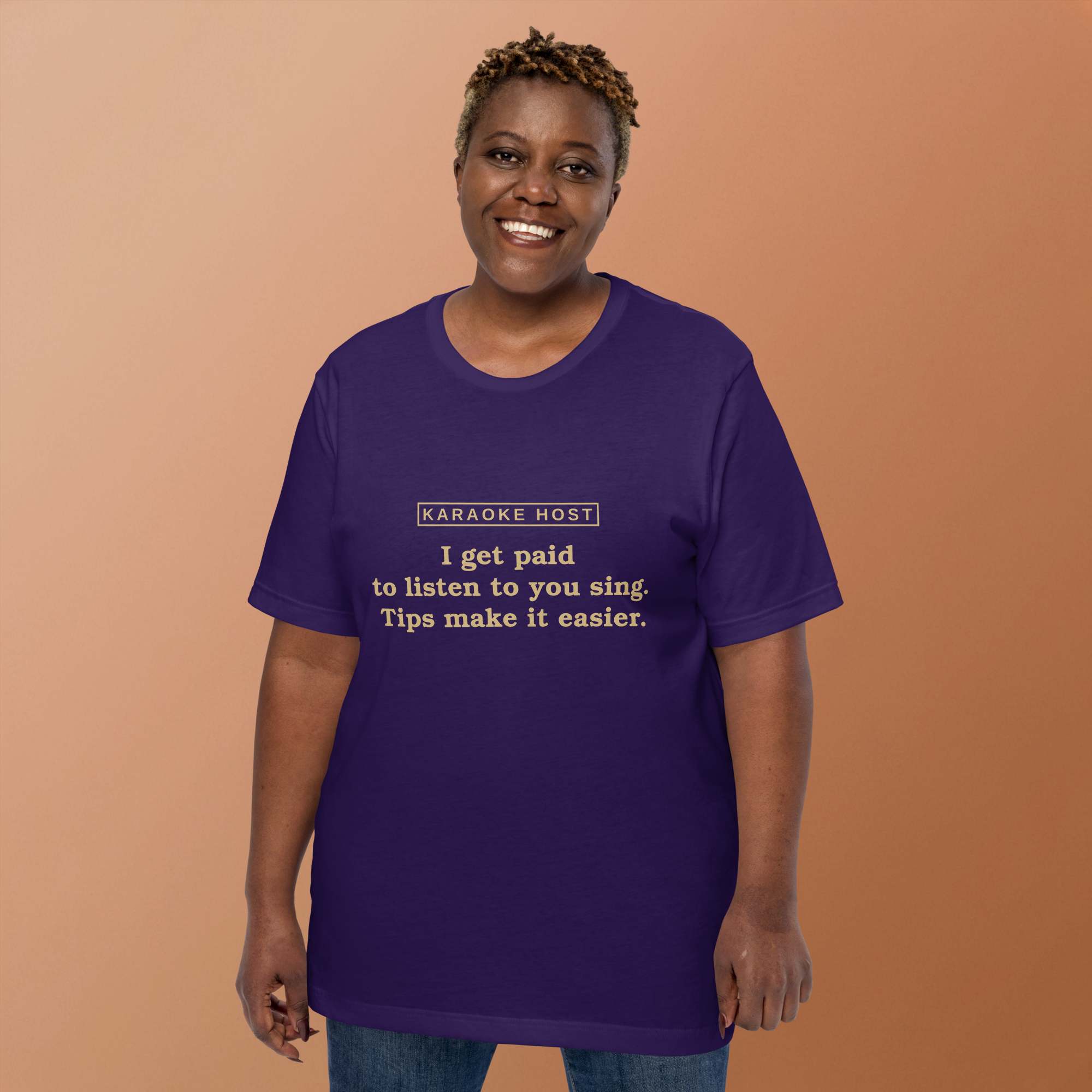 Tips Make It Easier — Karaoke Host Tee