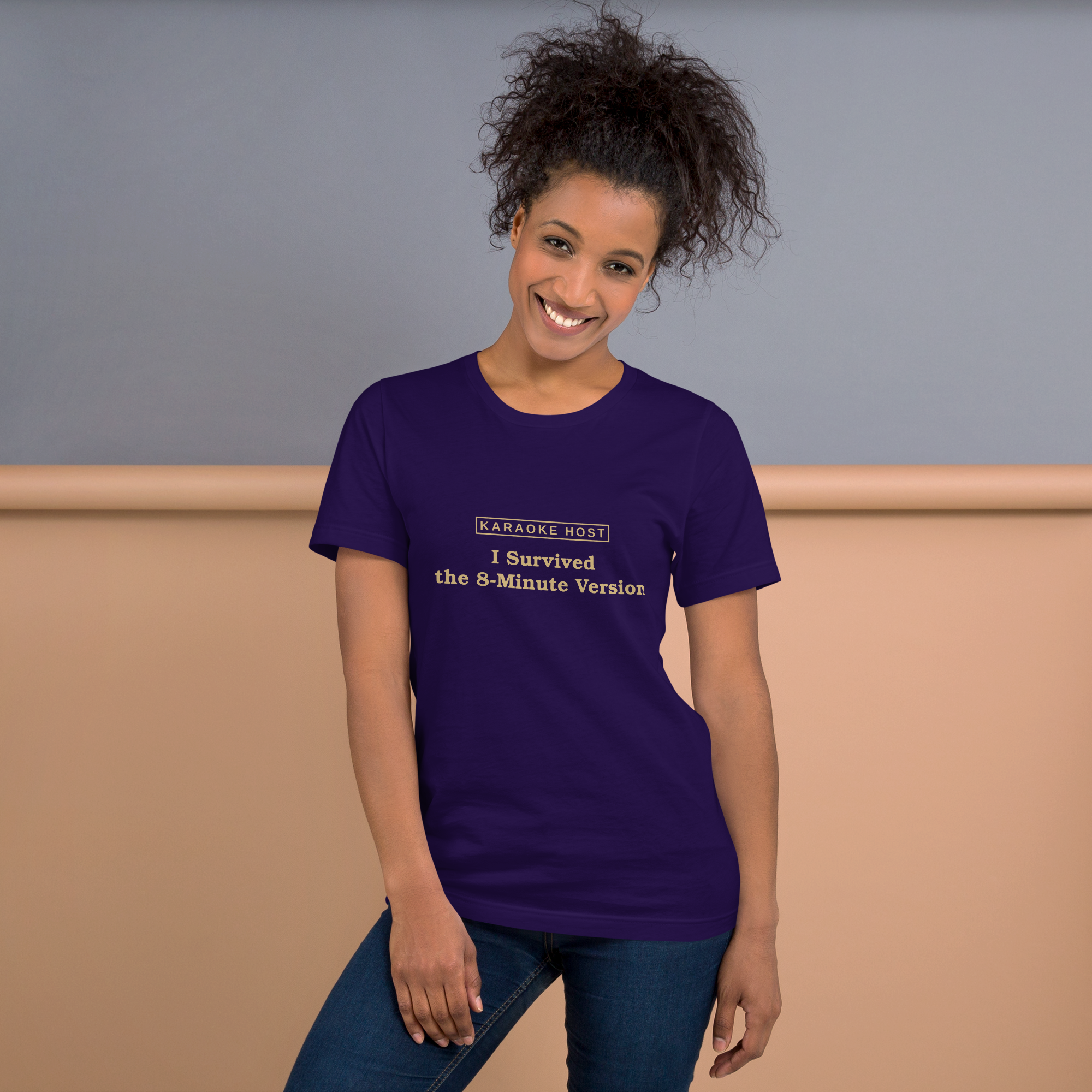I Survived the 8-Minute Version — Karaoke Host Tee
