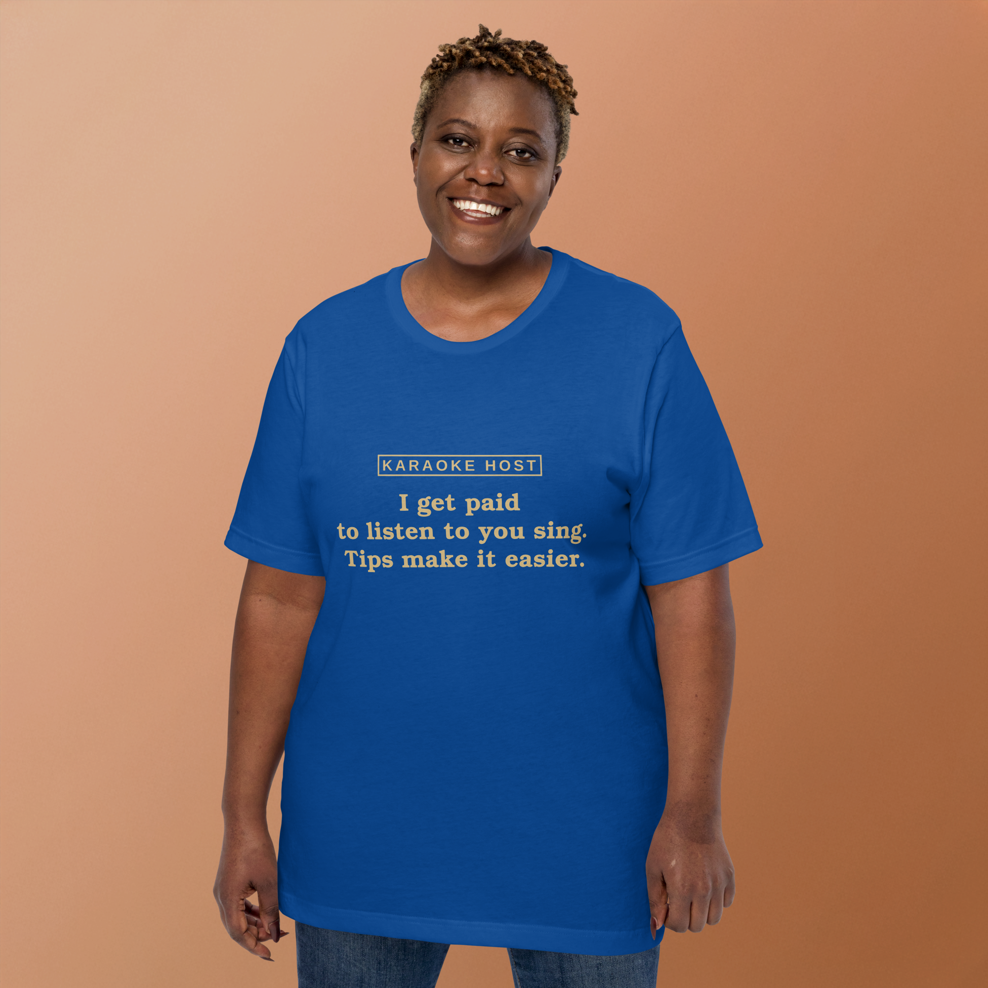Tips Make It Easier — Karaoke Host Tee